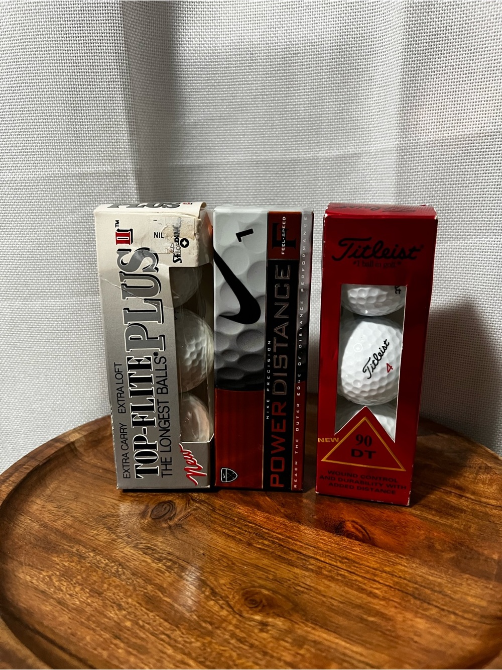 Mixed Lot (3) Sleeves - Nike Power Distance - Top Flite- Titleist Golf Balls